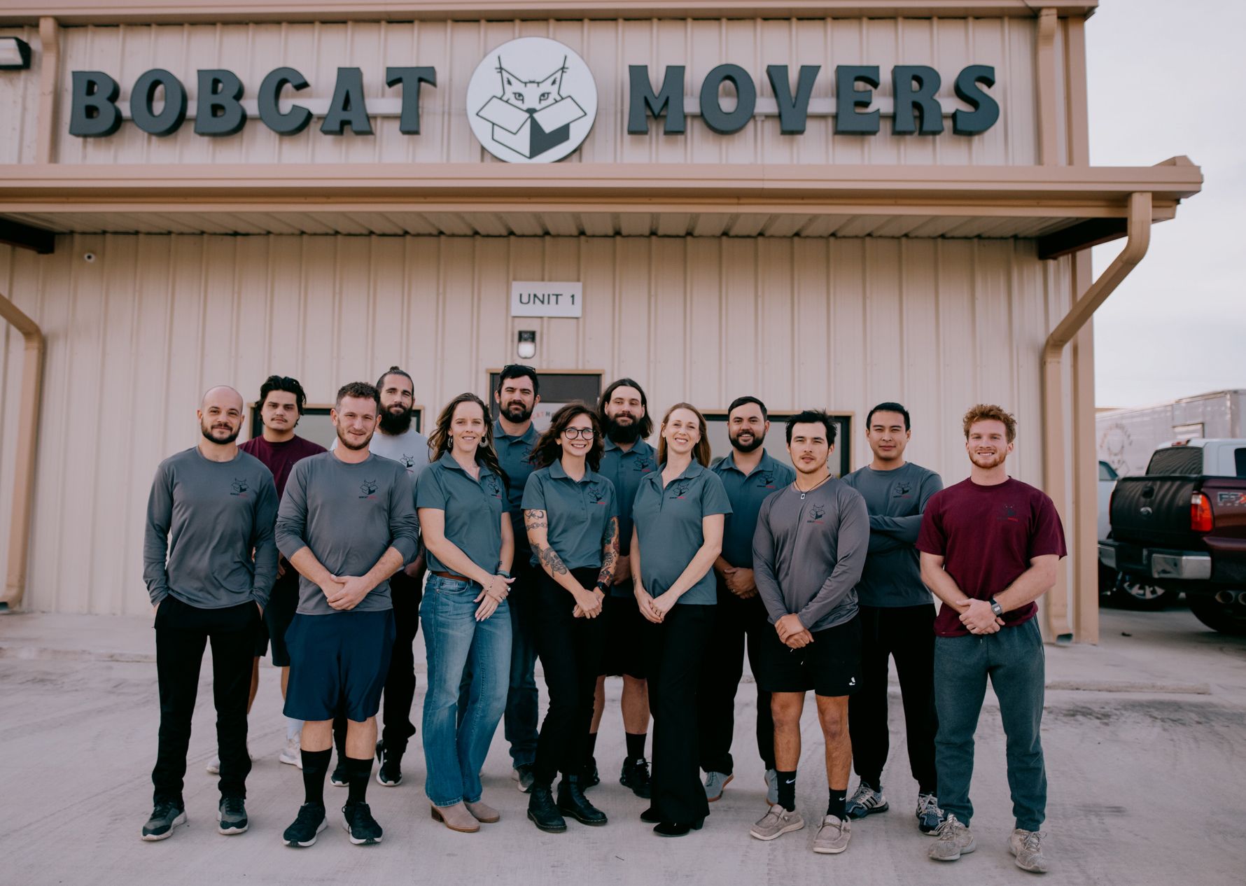 Bobcat Movers crew ready to help