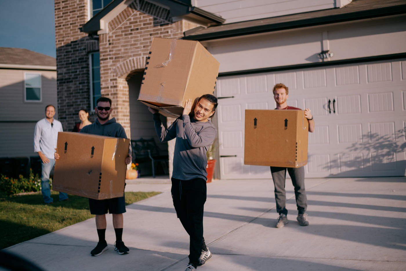 Bobcat Movers crew working a move in Kyle, TX